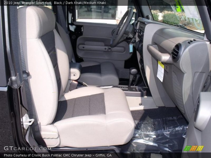 Black / Dark Khaki/Medium Khaki 2010 Jeep Wrangler Sport 4x4