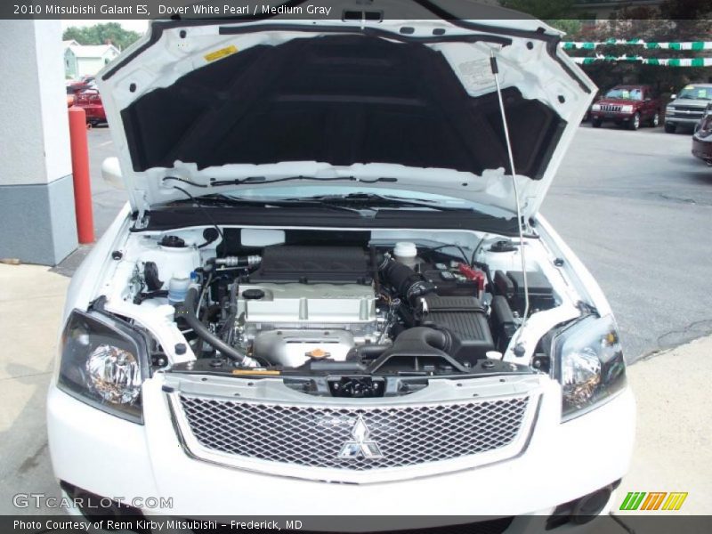 Dover White Pearl / Medium Gray 2010 Mitsubishi Galant ES