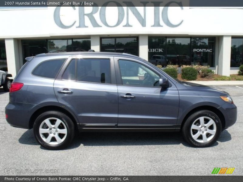 Slate Blue / Beige 2007 Hyundai Santa Fe Limited