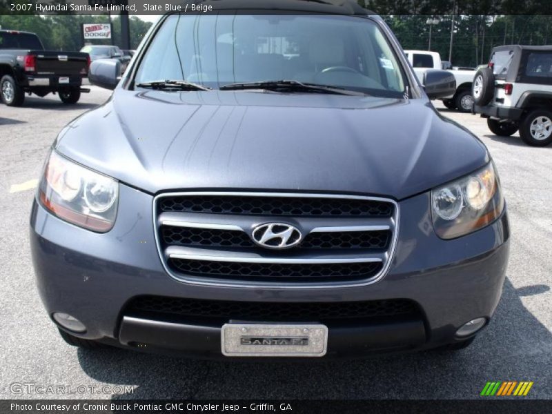 Slate Blue / Beige 2007 Hyundai Santa Fe Limited