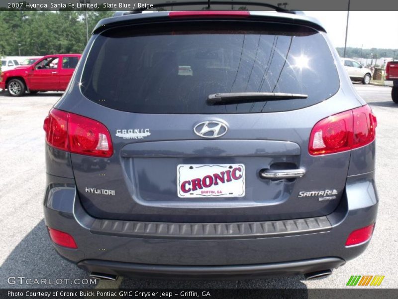 Slate Blue / Beige 2007 Hyundai Santa Fe Limited