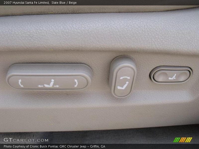 Slate Blue / Beige 2007 Hyundai Santa Fe Limited