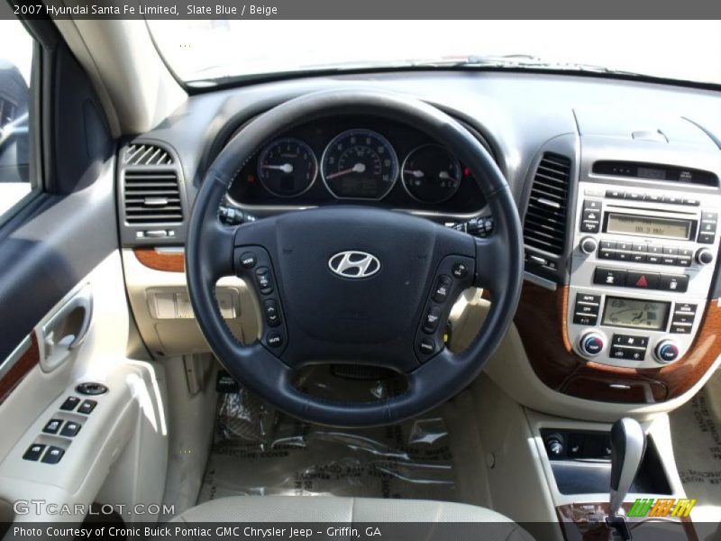 Slate Blue / Beige 2007 Hyundai Santa Fe Limited