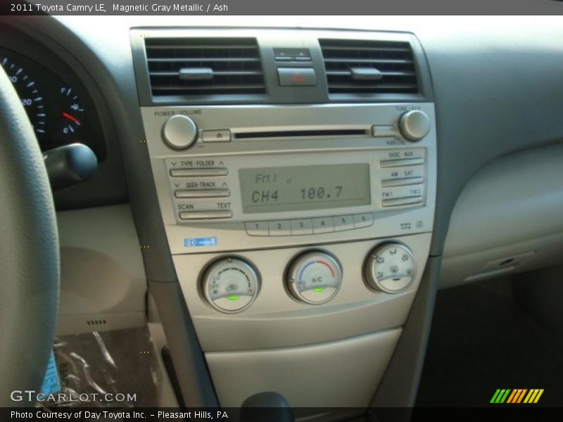 Magnetic Gray Metallic / Ash 2011 Toyota Camry LE