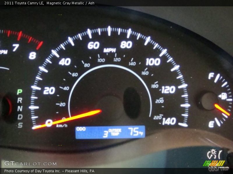 Magnetic Gray Metallic / Ash 2011 Toyota Camry LE