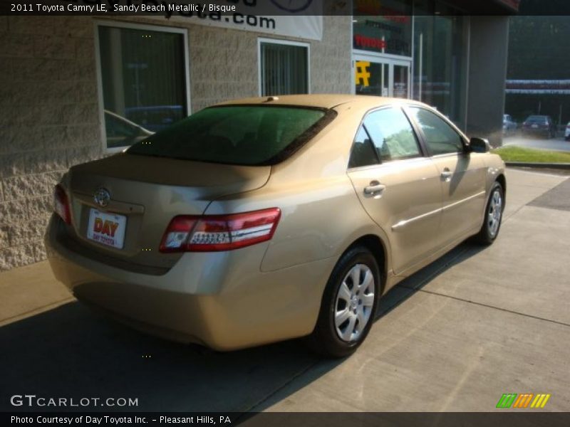 Sandy Beach Metallic / Bisque 2011 Toyota Camry LE
