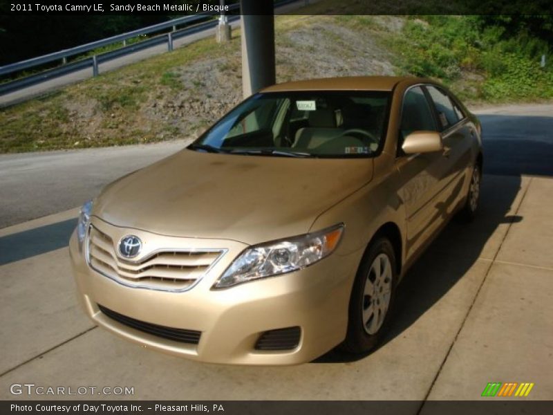 Sandy Beach Metallic / Bisque 2011 Toyota Camry LE