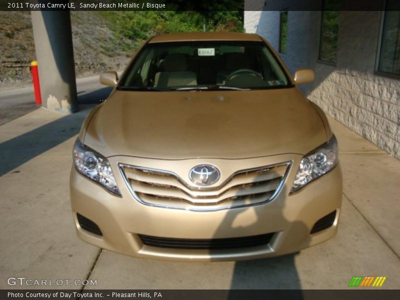 Sandy Beach Metallic / Bisque 2011 Toyota Camry LE