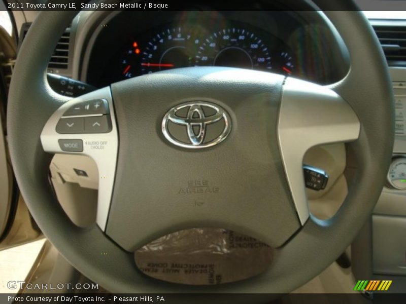 Sandy Beach Metallic / Bisque 2011 Toyota Camry LE