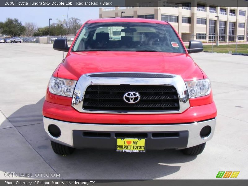 Radiant Red / Black 2008 Toyota Tundra SR5 Double Cab