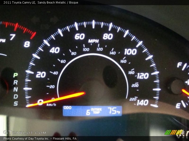 Sandy Beach Metallic / Bisque 2011 Toyota Camry LE