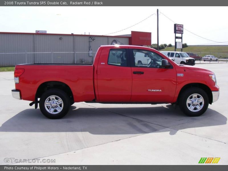 Radiant Red / Black 2008 Toyota Tundra SR5 Double Cab