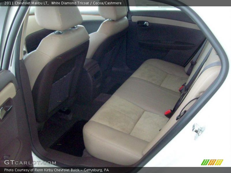 White Diamond Tricoat / Cocoa/Cashmere 2011 Chevrolet Malibu LT