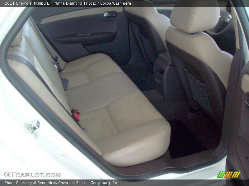 White Diamond Tricoat / Cocoa/Cashmere 2011 Chevrolet Malibu LT