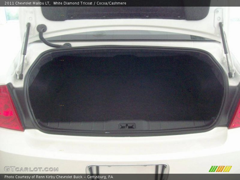 White Diamond Tricoat / Cocoa/Cashmere 2011 Chevrolet Malibu LT