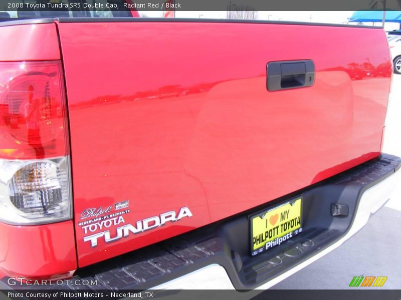Radiant Red / Black 2008 Toyota Tundra SR5 Double Cab