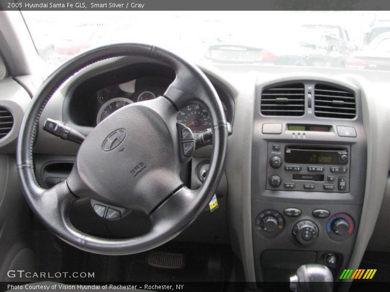 Smart Silver / Gray 2005 Hyundai Santa Fe GLS