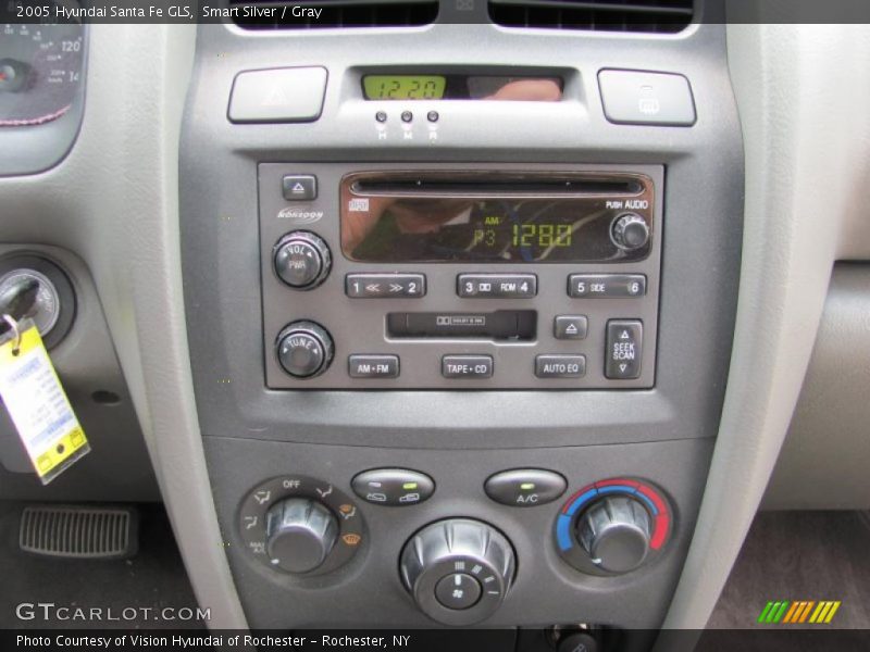 Smart Silver / Gray 2005 Hyundai Santa Fe GLS
