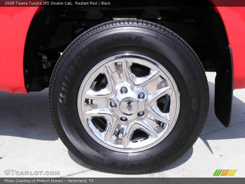 Radiant Red / Black 2008 Toyota Tundra SR5 Double Cab