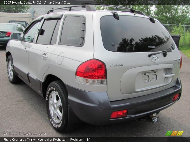 Smart Silver / Gray 2005 Hyundai Santa Fe GLS