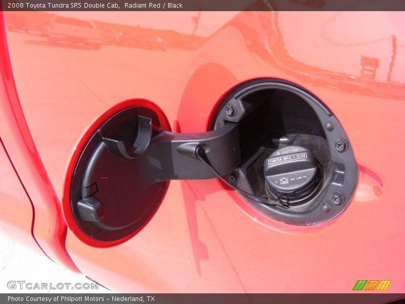 Radiant Red / Black 2008 Toyota Tundra SR5 Double Cab