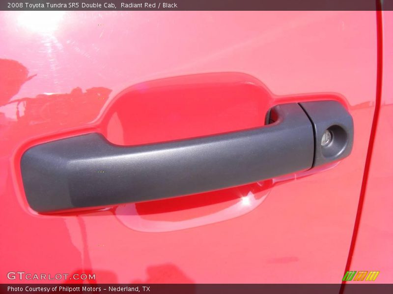 Radiant Red / Black 2008 Toyota Tundra SR5 Double Cab