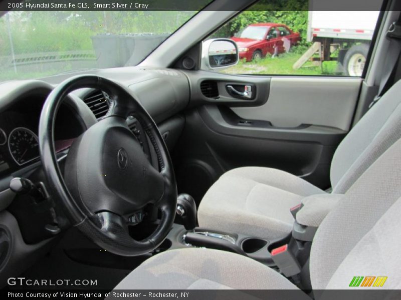 Smart Silver / Gray 2005 Hyundai Santa Fe GLS