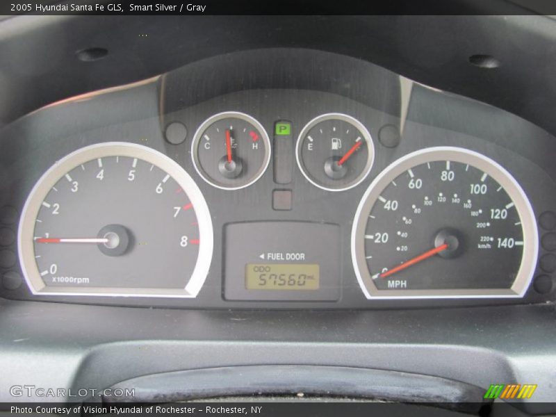 Smart Silver / Gray 2005 Hyundai Santa Fe GLS