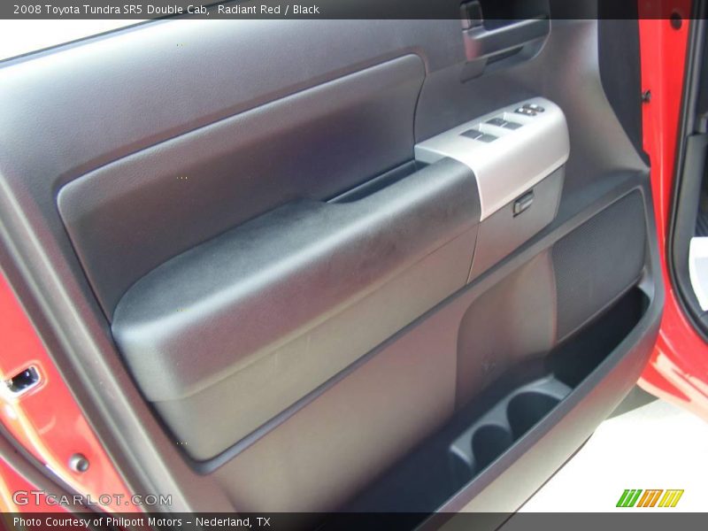 Radiant Red / Black 2008 Toyota Tundra SR5 Double Cab