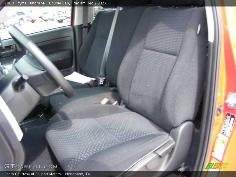 Radiant Red / Black 2008 Toyota Tundra SR5 Double Cab