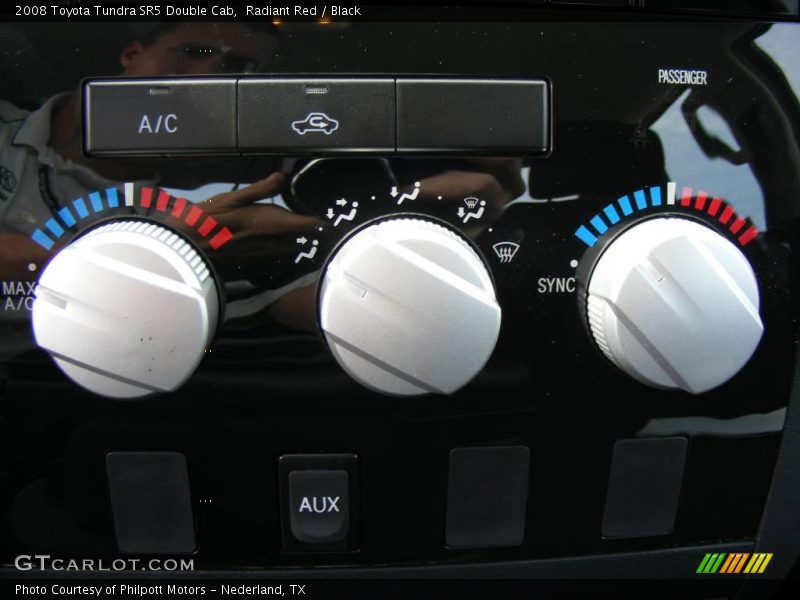 Radiant Red / Black 2008 Toyota Tundra SR5 Double Cab