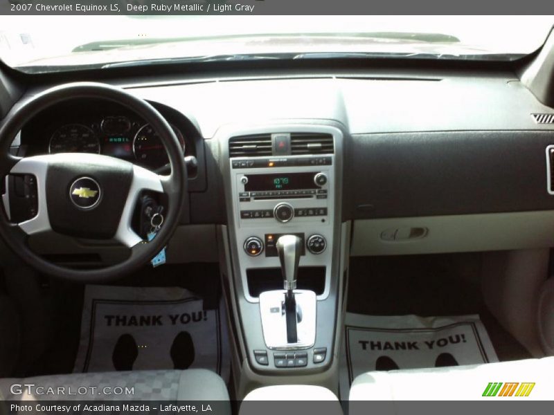 Deep Ruby Metallic / Light Gray 2007 Chevrolet Equinox LS