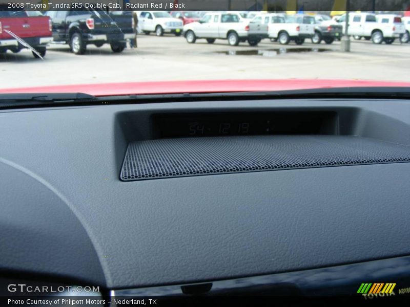 Radiant Red / Black 2008 Toyota Tundra SR5 Double Cab