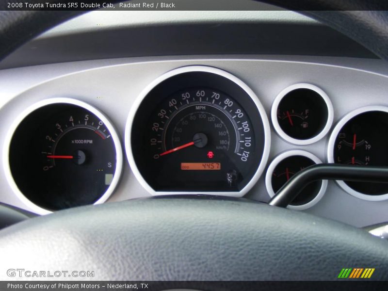 Radiant Red / Black 2008 Toyota Tundra SR5 Double Cab