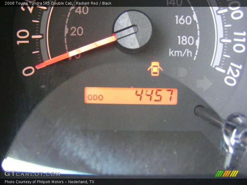 Radiant Red / Black 2008 Toyota Tundra SR5 Double Cab