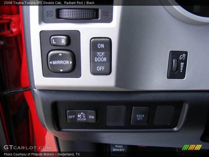 Radiant Red / Black 2008 Toyota Tundra SR5 Double Cab