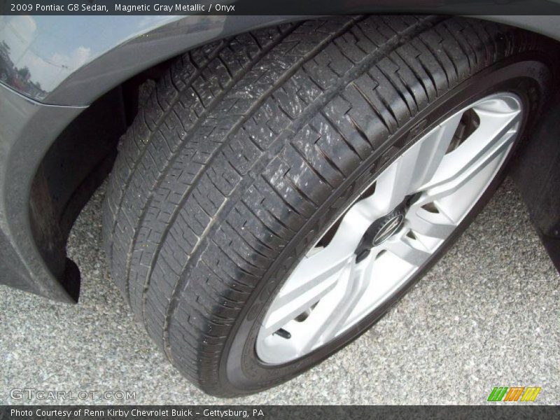 Magnetic Gray Metallic / Onyx 2009 Pontiac G8 Sedan