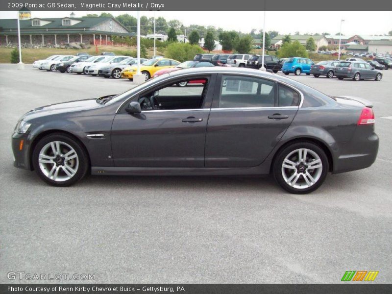 Magnetic Gray Metallic / Onyx 2009 Pontiac G8 Sedan