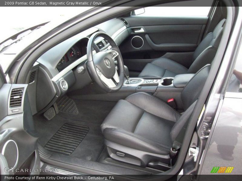 Magnetic Gray Metallic / Onyx 2009 Pontiac G8 Sedan