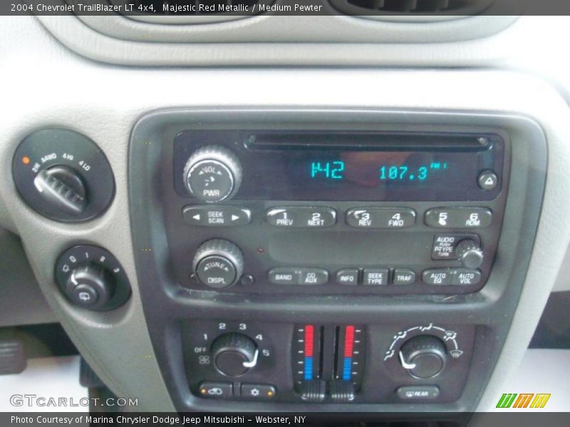 Majestic Red Metallic / Medium Pewter 2004 Chevrolet TrailBlazer LT 4x4