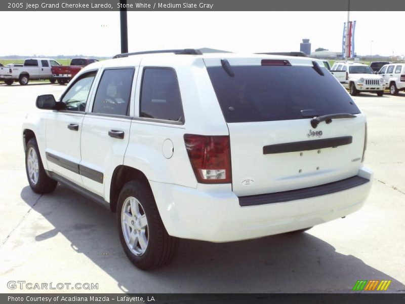 Stone White / Medium Slate Gray 2005 Jeep Grand Cherokee Laredo