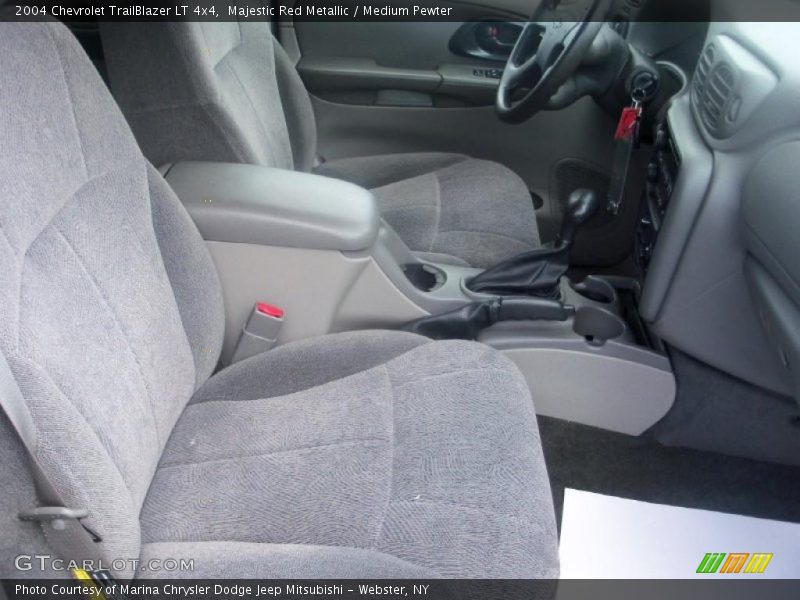 Majestic Red Metallic / Medium Pewter 2004 Chevrolet TrailBlazer LT 4x4