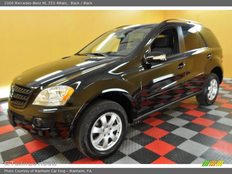 Black / Black 2006 Mercedes-Benz ML 350 4Matic