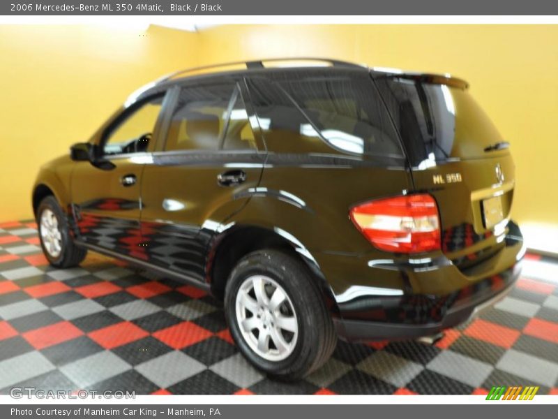 Black / Black 2006 Mercedes-Benz ML 350 4Matic