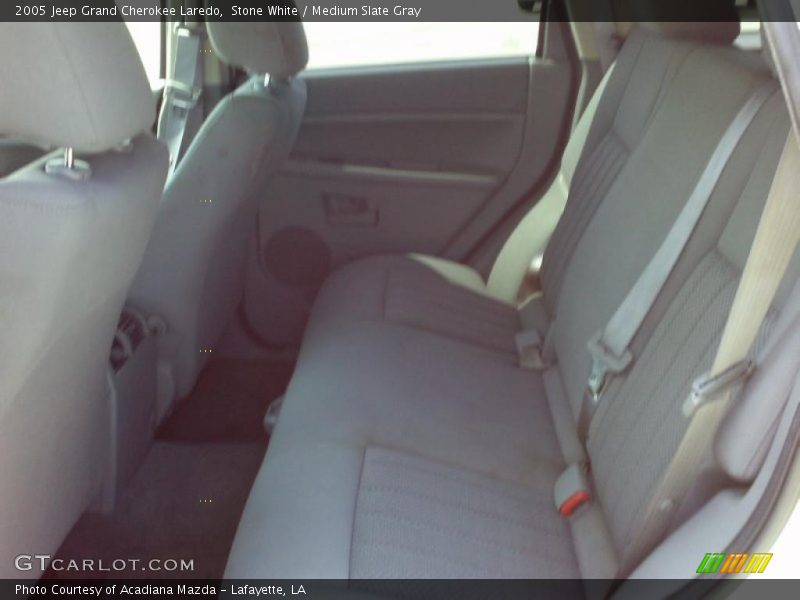 Stone White / Medium Slate Gray 2005 Jeep Grand Cherokee Laredo
