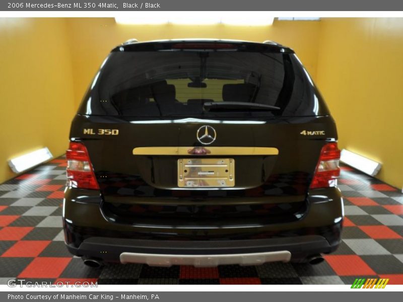 Black / Black 2006 Mercedes-Benz ML 350 4Matic