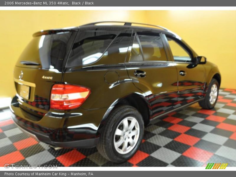 Black / Black 2006 Mercedes-Benz ML 350 4Matic