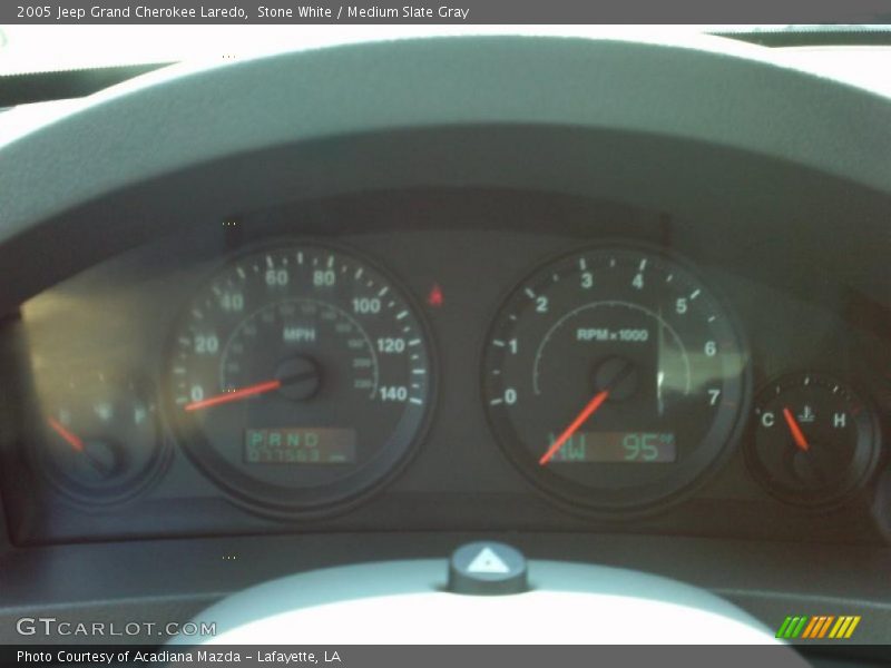 Stone White / Medium Slate Gray 2005 Jeep Grand Cherokee Laredo