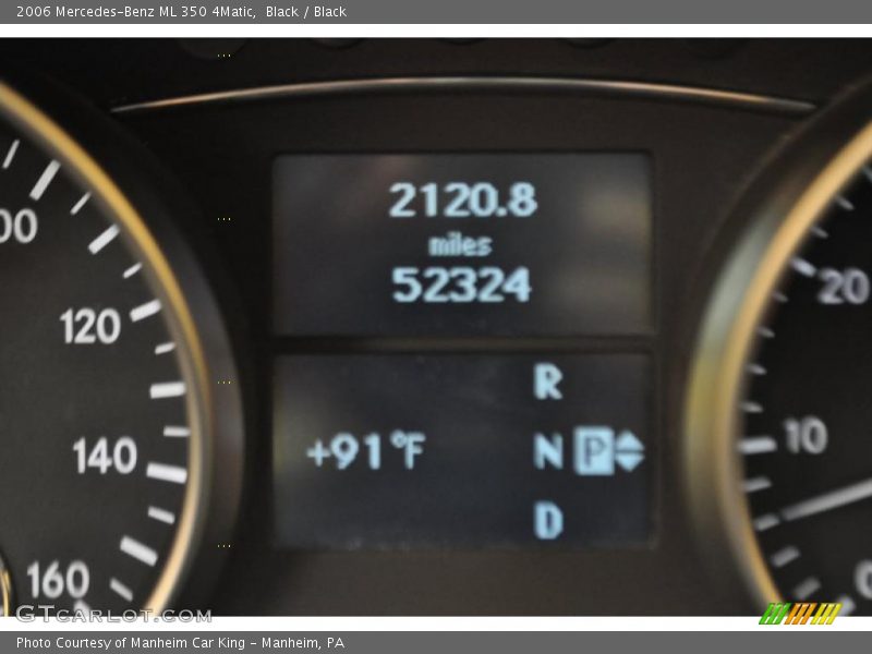 Black / Black 2006 Mercedes-Benz ML 350 4Matic