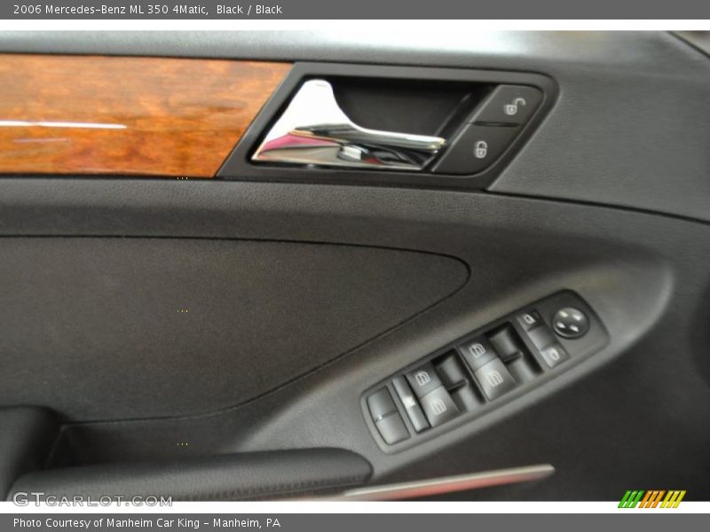 Black / Black 2006 Mercedes-Benz ML 350 4Matic